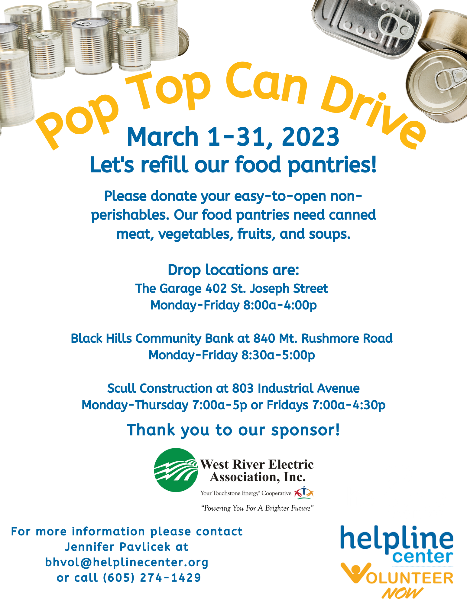 Black Hills Donation Drive