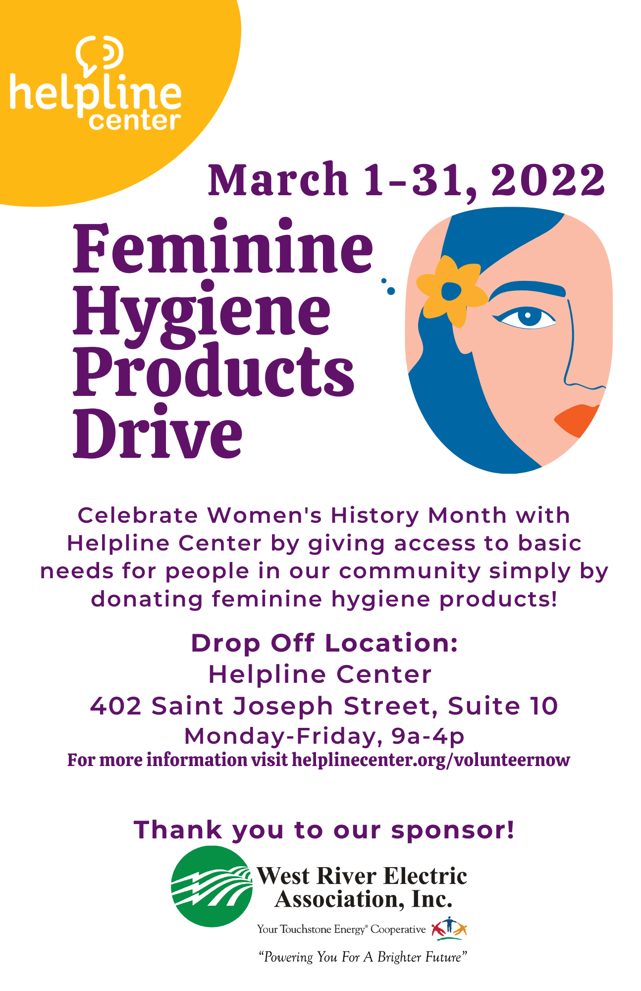 Feminine Hygiene Drive 2022_Black Hills