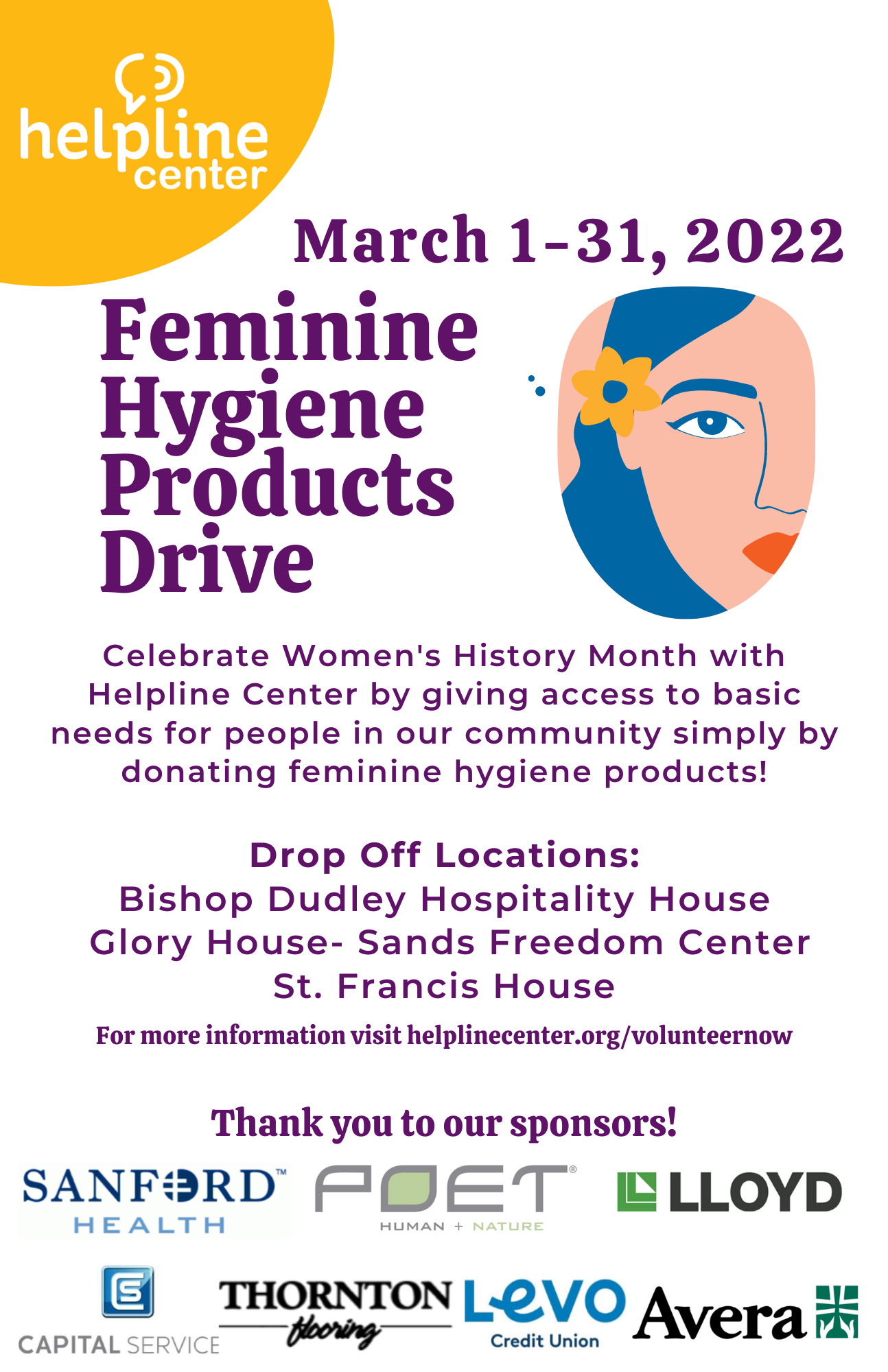 Feminine Hygiene Drive 2022_Sioux Empire